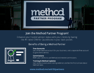 Method Partner Program Postcard for Scaling New Heights 2018