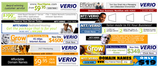 NTT/Verio - Standard Banners