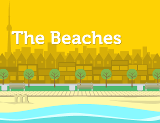Office Sign Representing Toronto Beaches - Adobe Illustrator