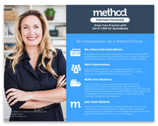 Method Partner Program Sales Sheet 2015